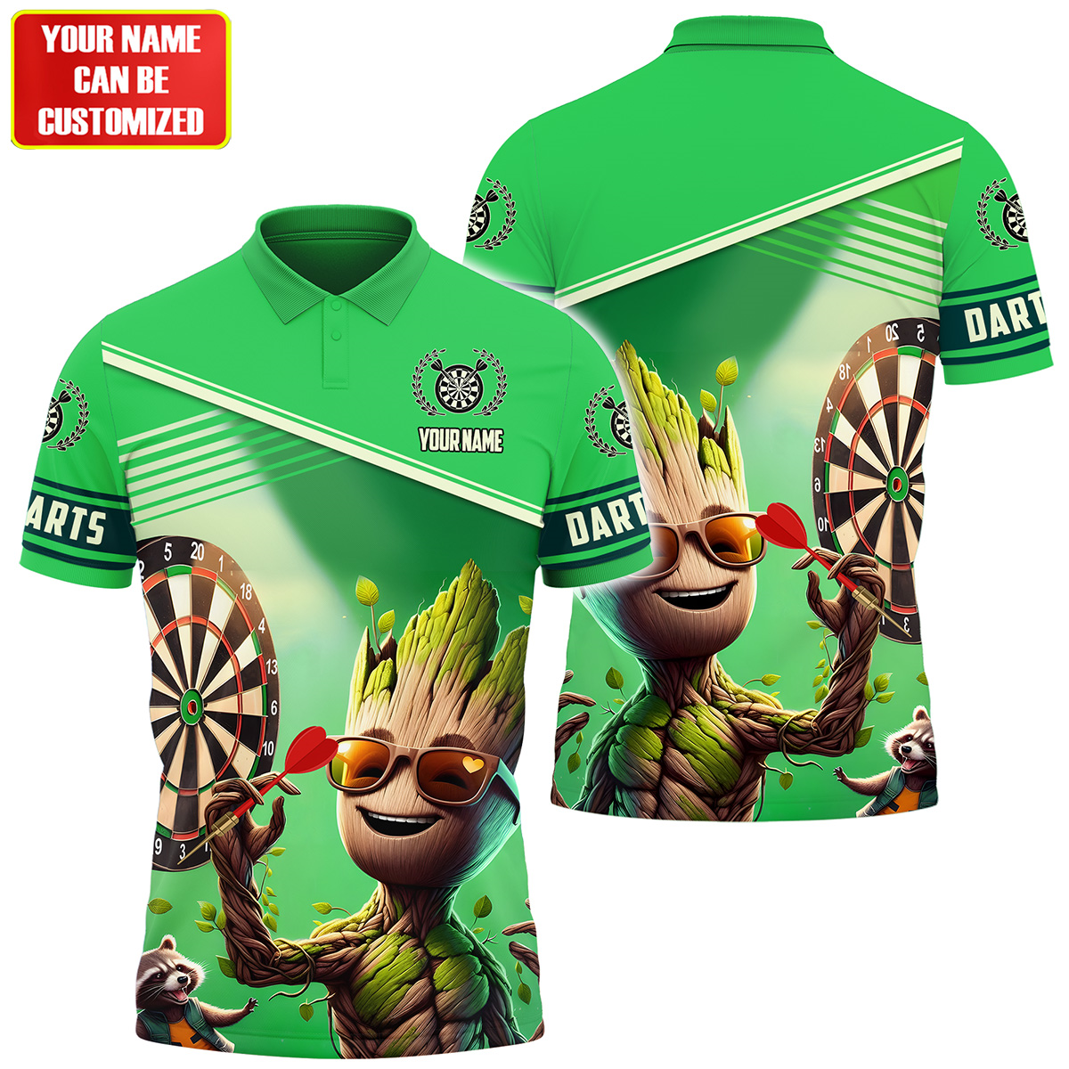 Personalized Name Gr Darts V5 All Over Printed Unisex Shirt S160501