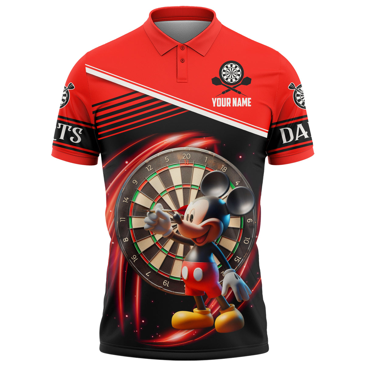 Personalized Name Mk Darts S7 All Over Printed Unisex Shirt S160503
