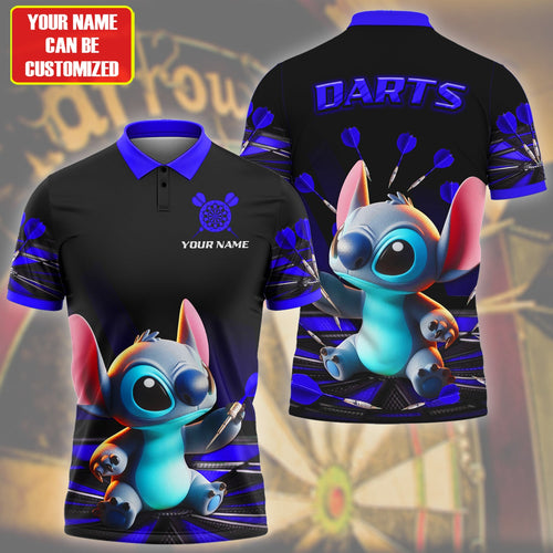 Personalized Name St Darts S16 Blue Version All Over Printed Unisex Shirt S170202