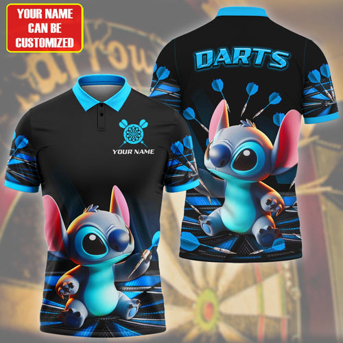 Personalized Name St Darts S16 Teal Version All Over Printed Unisex Shirt S170202