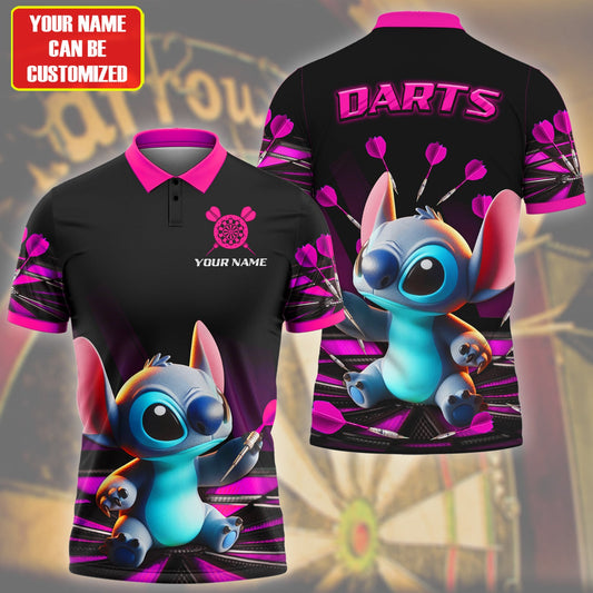 Personalized Name St Darts S16 Pink Version All Over Printed Unisex Shirt S170202