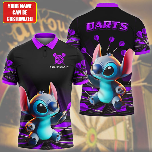 Personalized Name St Darts S16 Purple Version All Over Printed Unisex Shirt S170202
