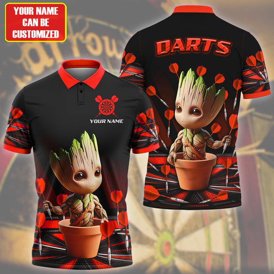 Personalized Name Gr Darts V7 Red Version All Over Printed Unisex Shirt S180201
