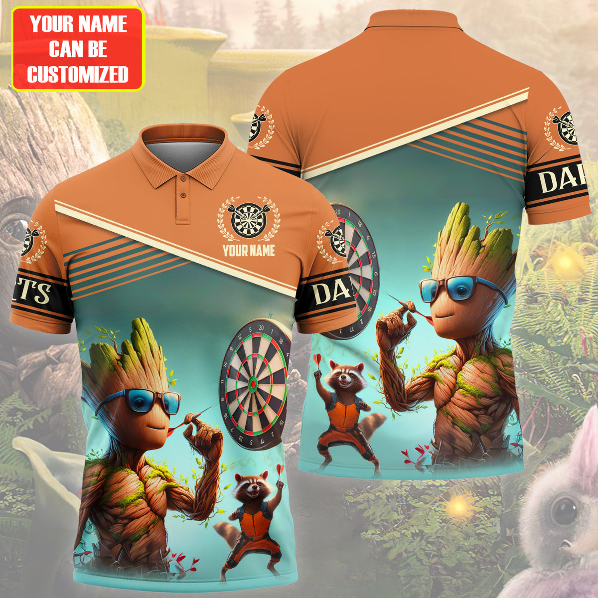 Personalized Name Gr Darts V4 All Over Printed Unisex Shirt S180503