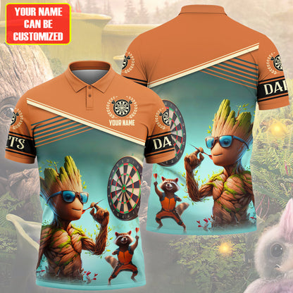 Personalized Name Gr Darts V4 All Over Printed Unisex Shirt S180503