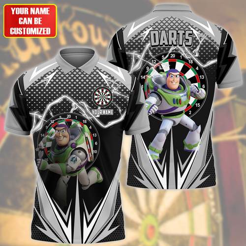 Personalized Name BL Darts Black Version All Over Printed Unisex Shirt S180605