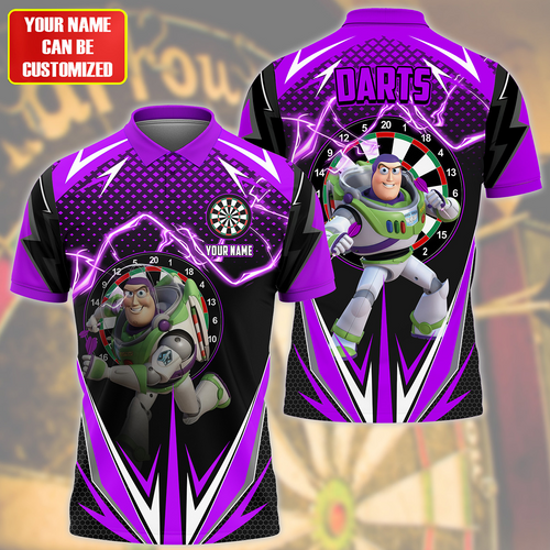 Personalized Name BL Darts Purple Version All Over Printed Unisex Shirt S180605