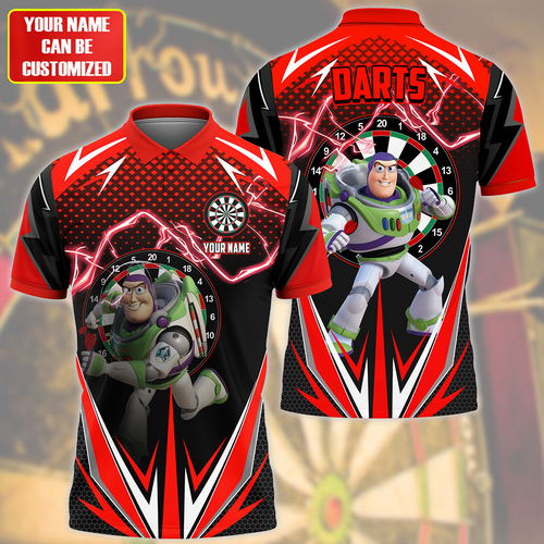 Personalized Name BL Darts Red Version All Over Printed Unisex Shirt S180605