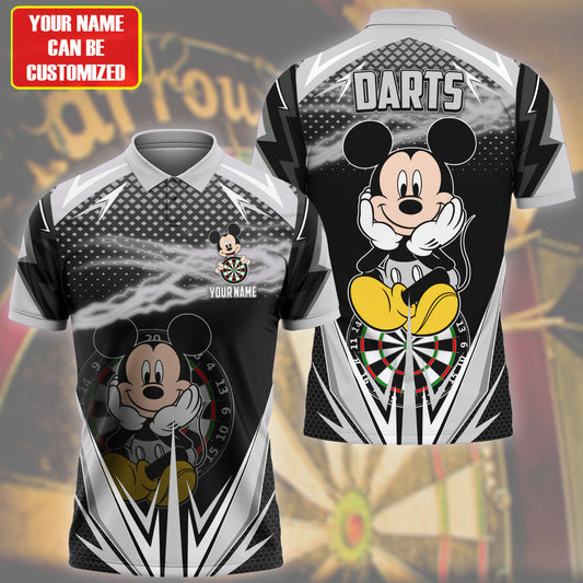 Personalized Name Mk Darts S9 Black Version All Over Printed Unisex Shirt S190607