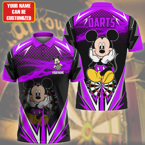 Personalized Name Mk Darts S9 Purple Version All Over Printed Unisex Shirt S190607