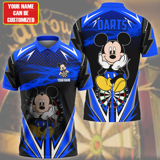 Personalized Name Mk Darts S9 Blue Version All Over Printed Unisex Shirt S190607