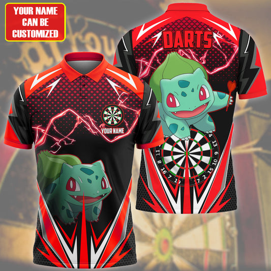 Personalized Name Bbs Darts Red Version All Over Printed Unisex Shirt S210208