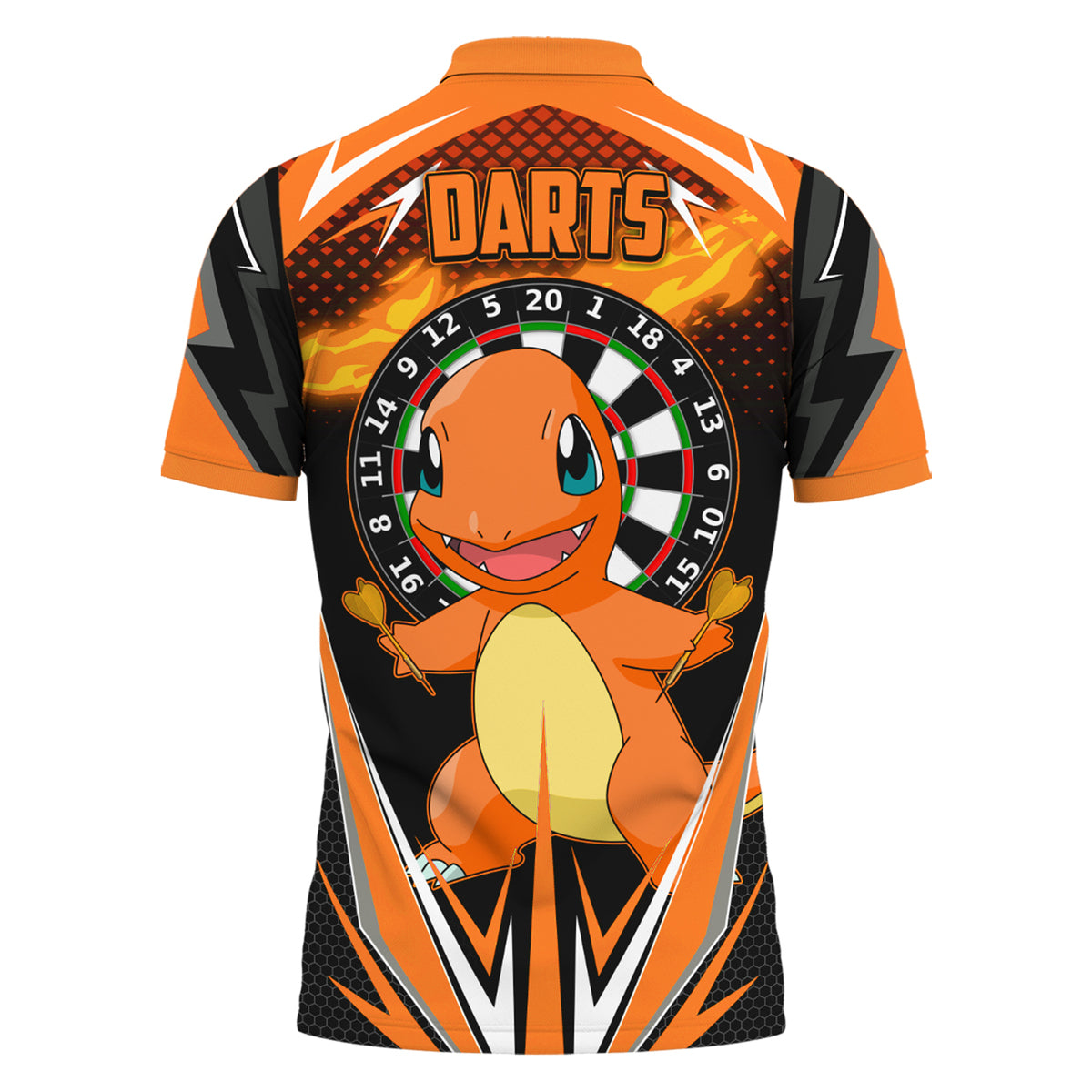 Personalized Name Htkg Darts Orange Version All Over Printed Unisex Shirt S210209