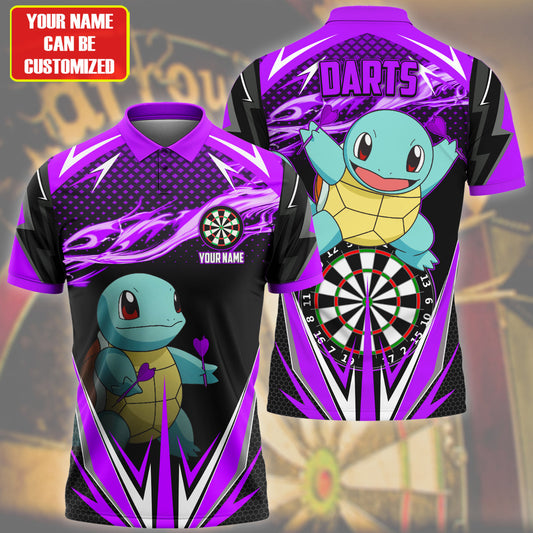 Personalized Name Sq Darts Purple Version All Over Printed Unisex Shirt S220208