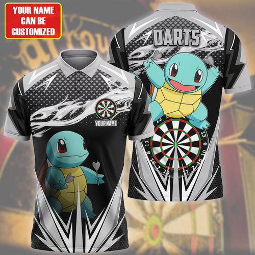 Personalized Name Sq Darts Black Version All Over Printed Unisex Shirt S220208