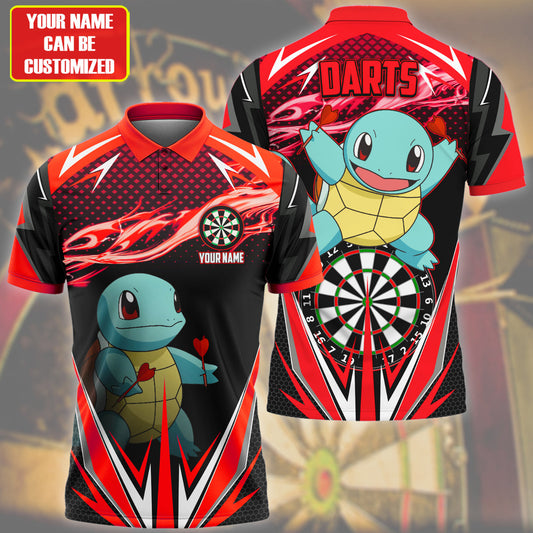 Personalized Name Sq Darts Red Version All Over Printed Unisex Shirt S220208