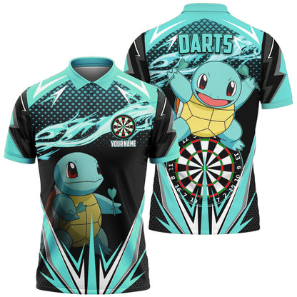 Personalized Name Sq Darts Teal Version All Over Printed Unisex Shirt S220208