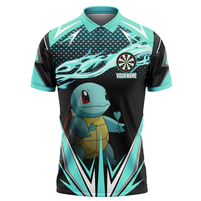 Personalized Name Sq Darts Teal Version All Over Printed Unisex Shirt S220208