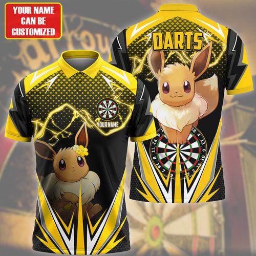 Personalized Name Ev Darts Yellow Version All Over Printed Unisex Shirt S220209