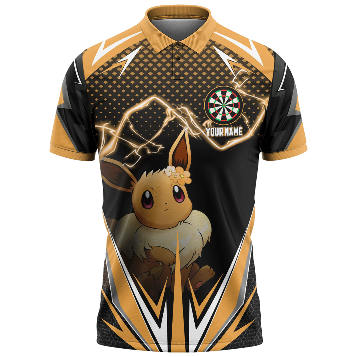 Personalized Name Ev Darts Brown Version All Over Printed Unisex Shirt S220209