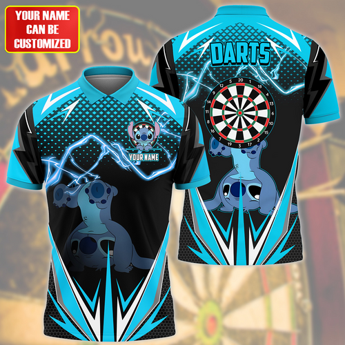 Personalized Name St Darts S5 Teal Version All Over Printed Unisex Shirt S220505