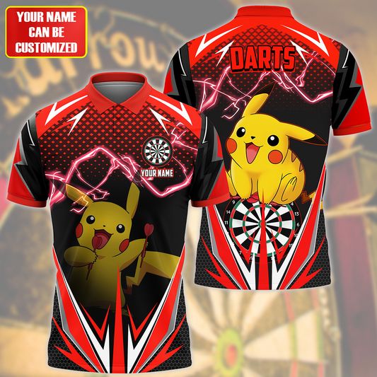 Personalized Name Pkc Darts S2 Red Version All Over Printed Unisex Shirt S230505