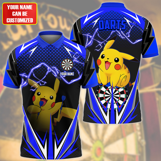 Personalized Name Pkc Darts S2 Blue Version All Over Printed Unisex Shirt S230505