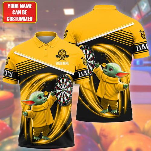 Personalized Name Yd Darts S2 Yellow Version All Over Printed Unisex Shirt S230506