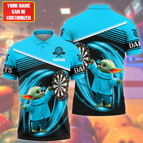 Personalized Name Yd Darts S2 Teal Version All Over Printed Unisex Shirt S230506