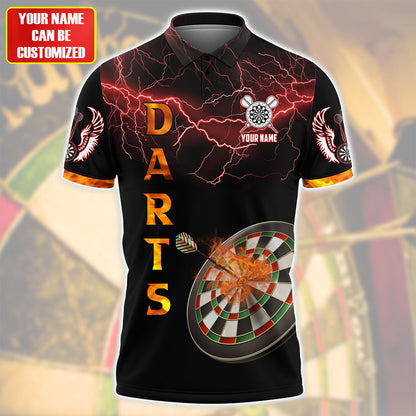 Personalized Name Phoenix Darts All Over Printed Unisex Shirt S250401