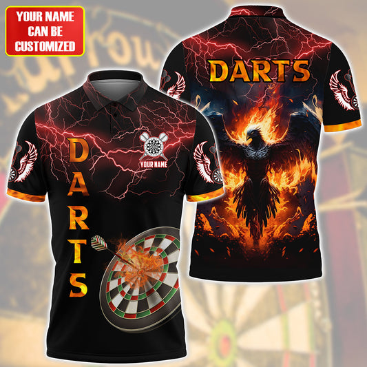 Personalized Name Phoenix Darts All Over Printed Unisex Shirt S250401