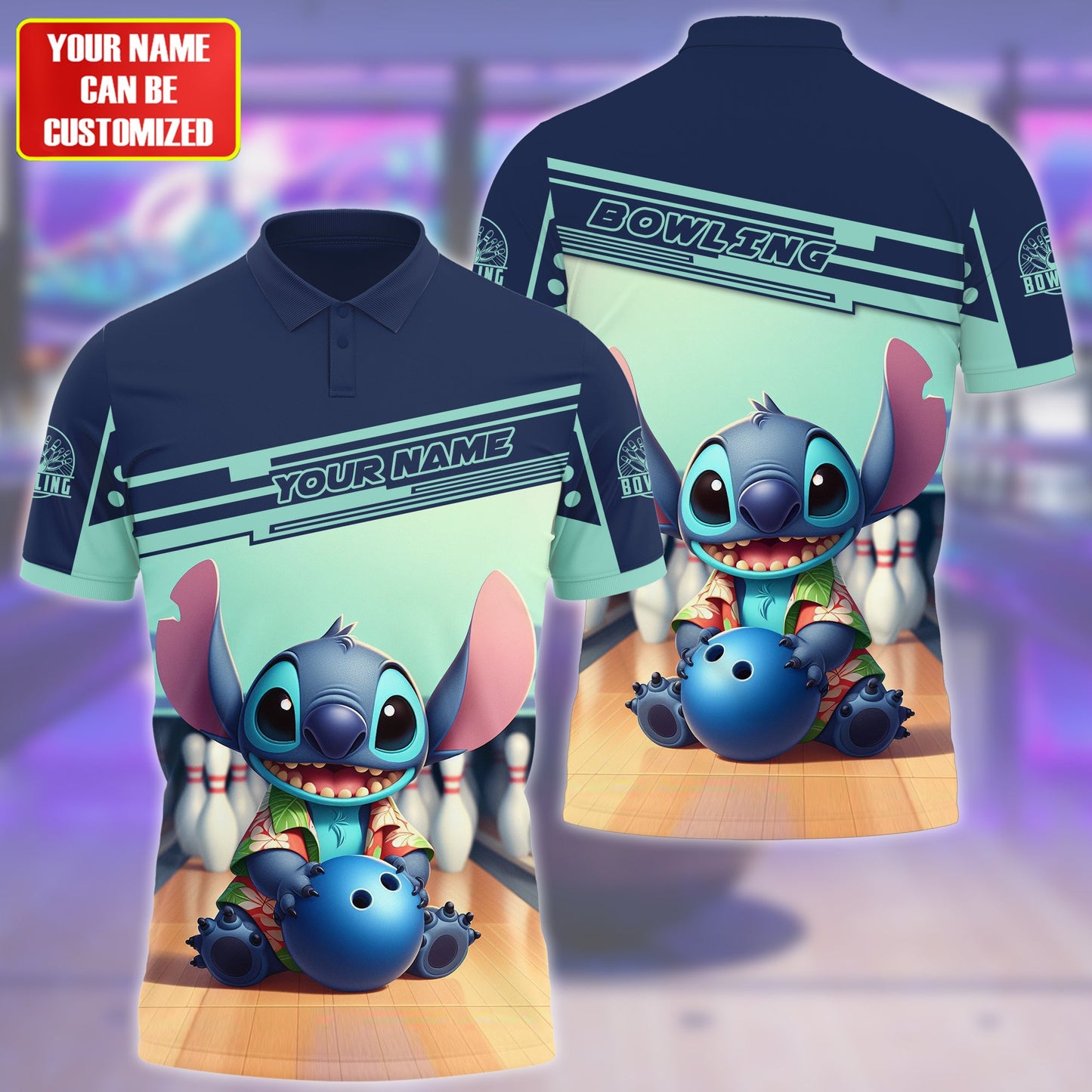 Personalized Name St Bowling S1 All Over Printed Unisex Shirt S250403