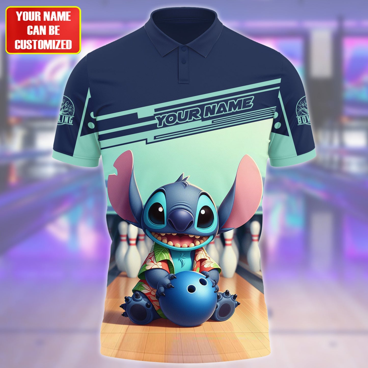 Personalized Name St Bowling S1 All Over Printed Unisex Shirt S250403