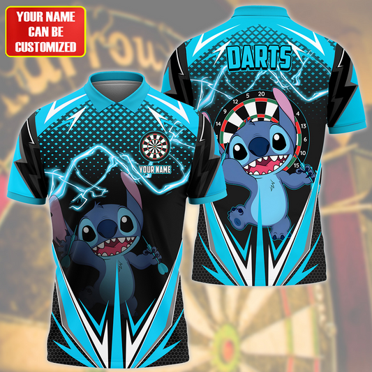 Personalized Name St Darts S6 Teal Version All Over Printed Unisex Shirt S250501