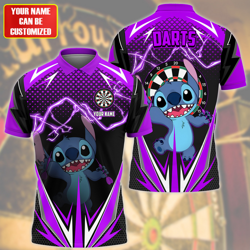 Personalized Name St Darts S6 Purple Version All Over Printed Unisex Shirt S250501
