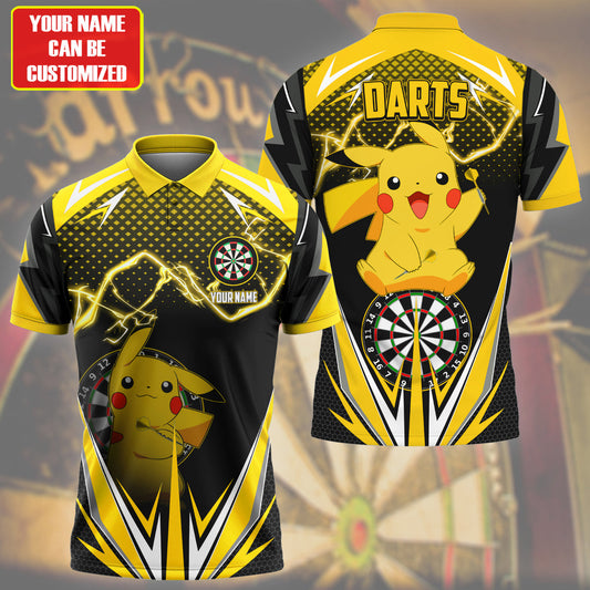 Personalized Name Pkc Darts S3 Yellow Version All Over Printed Unisex Shirt S270503