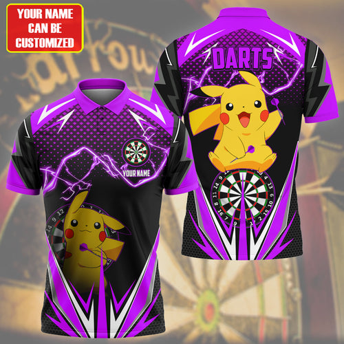 Personalized Name Pkc Darts S3 Purple Version All Over Printed Unisex Shirt S270503