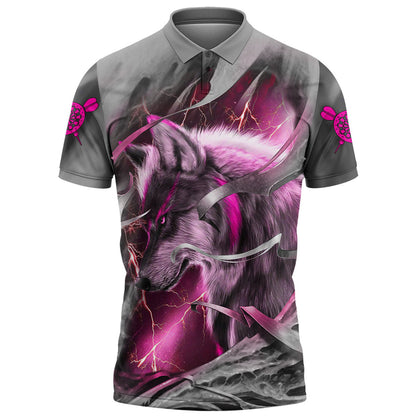 Dartboard Pink Wolf Personalized Name 3D Shirt For Darts Player S270604