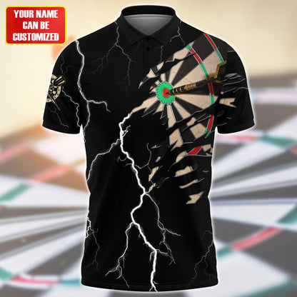 Dartboard Viking Personalized Name 3D Shirt For Darts Player S280601