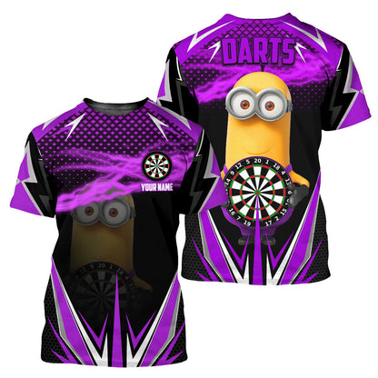Personalized Name Mn Darts Purple Version All Over Printed Unisex Shirt S290701