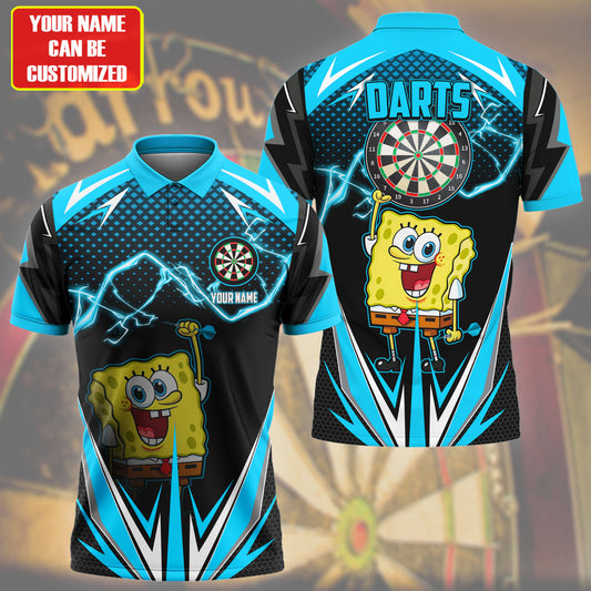 Personalized Name SBSP Darts Teal Version All Over Printed Unisex Shirt S300504