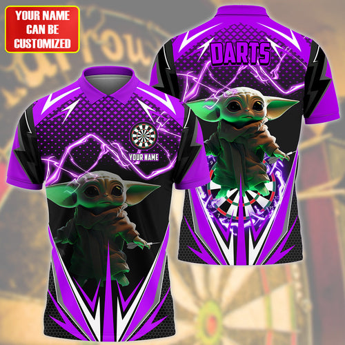 Personalized Name Yd Darts S3 Purple Version All Over Printed Unisex Shirt S310503