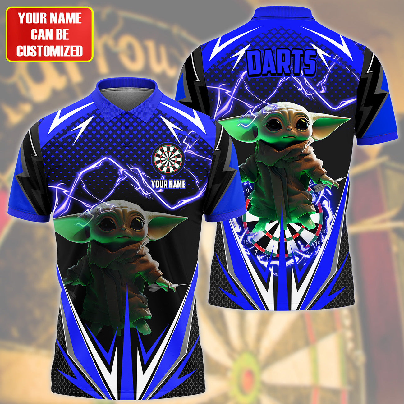 Personalized Name Yd Darts S3 Blue Version All Over Printed Unisex Shirt S310503