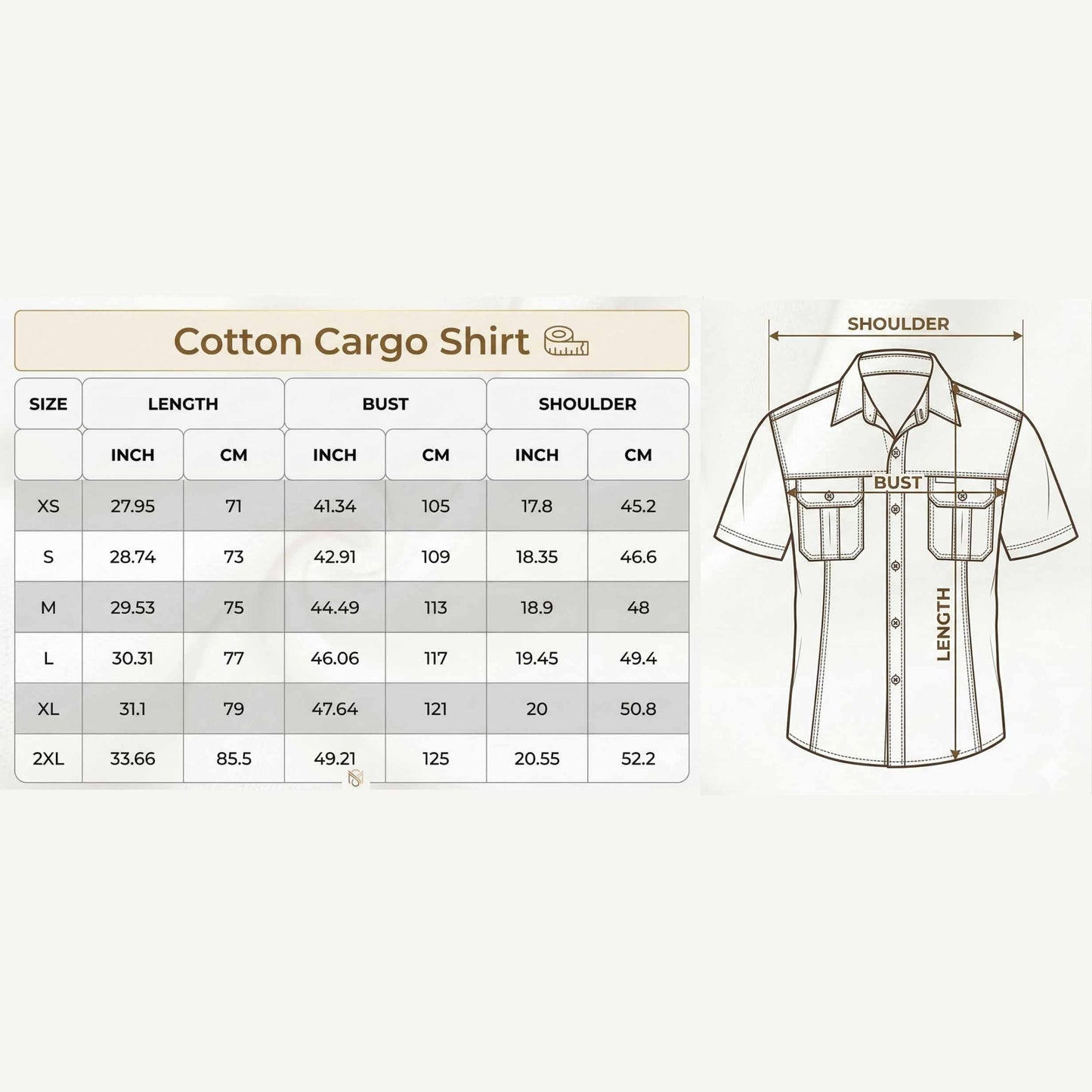 Personalized Merc Cotton Cargo Shirt