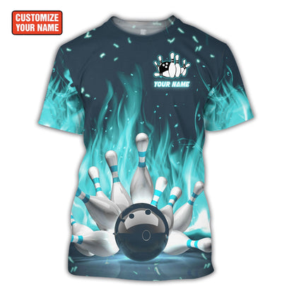 Personalized Name Bowling Q34 All Over Printed Unisex Shirt