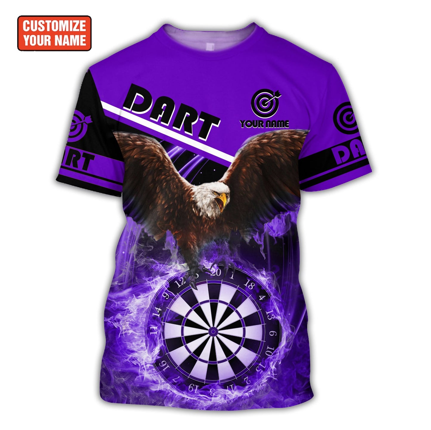 Personalized Name Darts All Over Printed Unisex Shirt - LP54 P020602