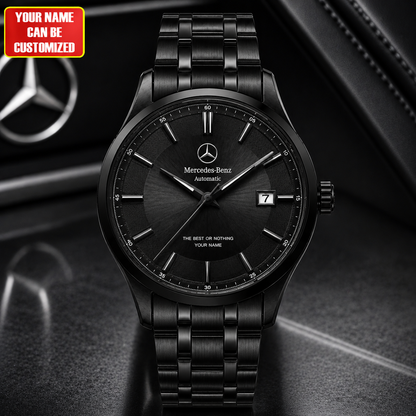 Merc Gentlemen Grand Silver Alloy Quartz Watch