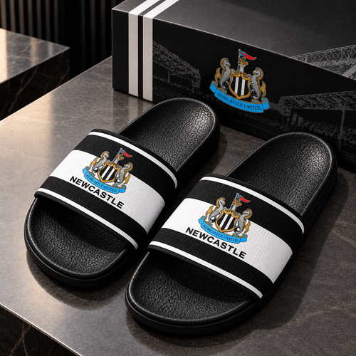Newcastle FC Sportline Custom Leather Sandals