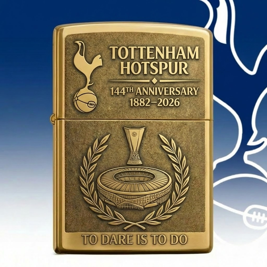 Tottenham 144th Anniversary Edition Zippo Lighter (1882-2026)