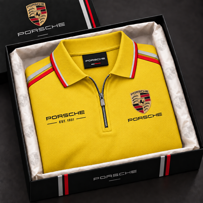 Personalized Pors Modern Zipper Polo ,T-shirt, Hoodie , Short , Polo , hawaii